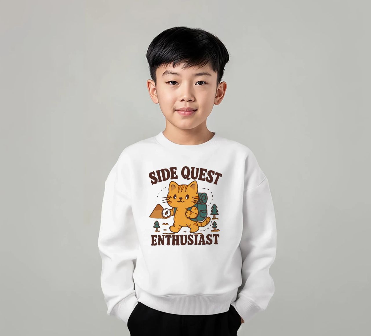 Liefhebber van zijmissies kinder sweatshirt van Loobs