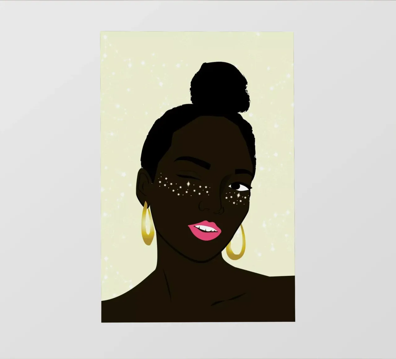 Sparkles telo in pvc da Céleste Wallaert