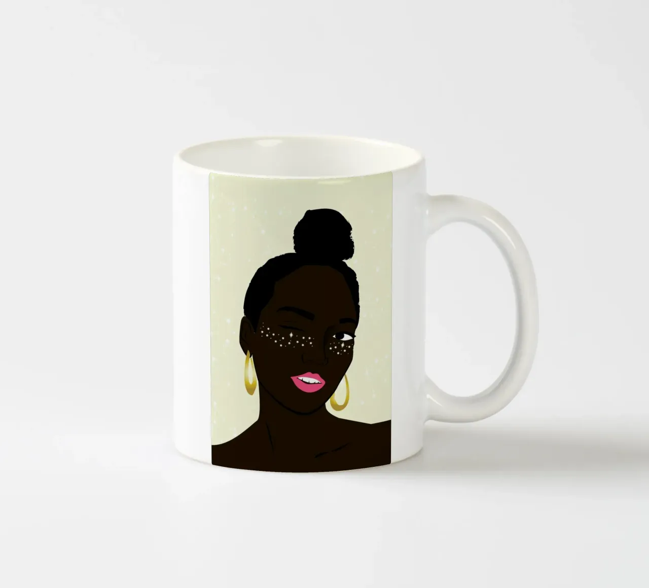 Sparkles Keramik Tasse von Céleste Wallaert