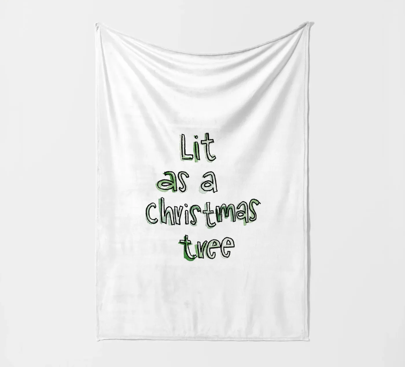 Lit fleecedeken van Brushmeetspaper