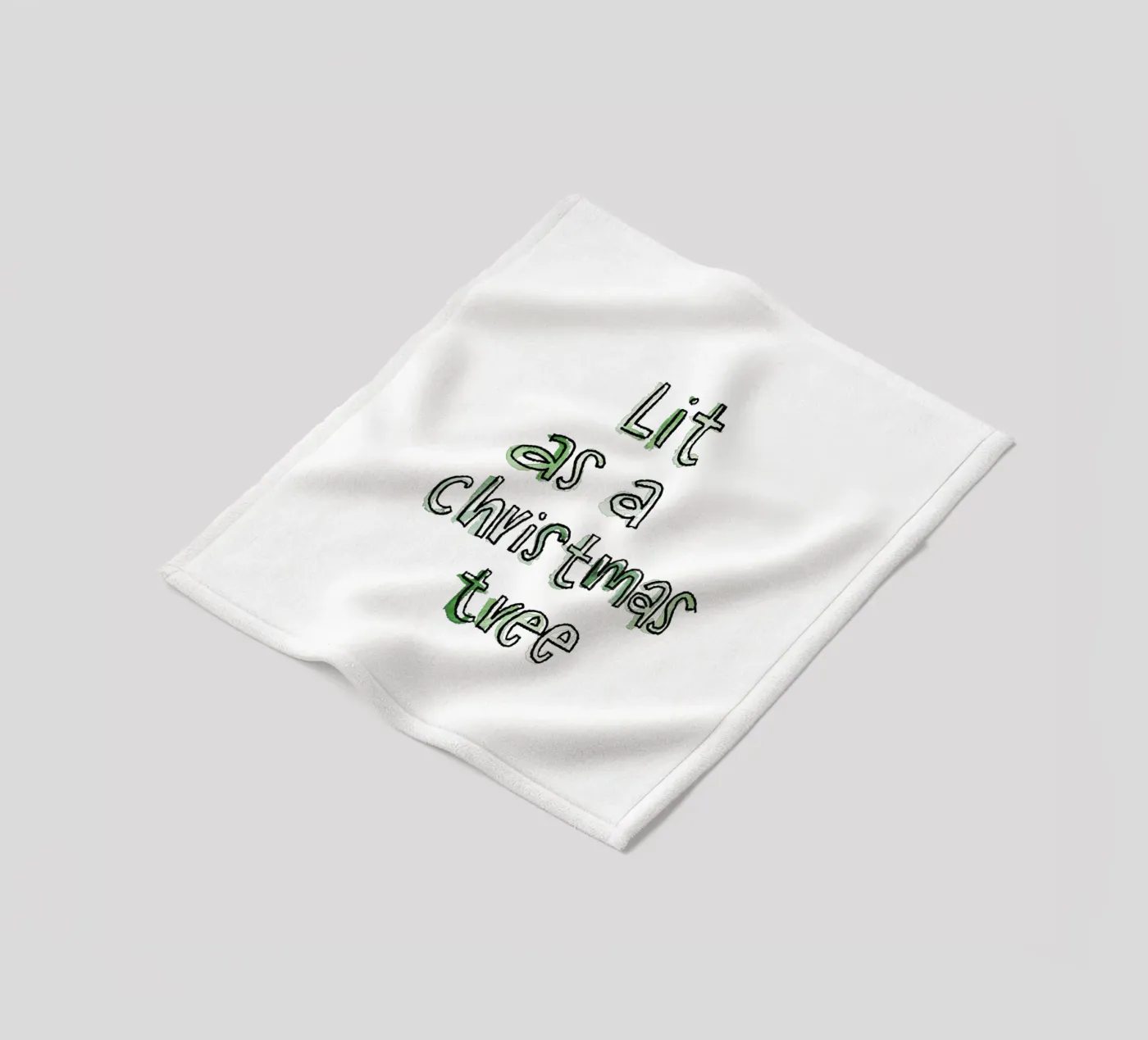 Lit fleecedeken van Brushmeetspaper