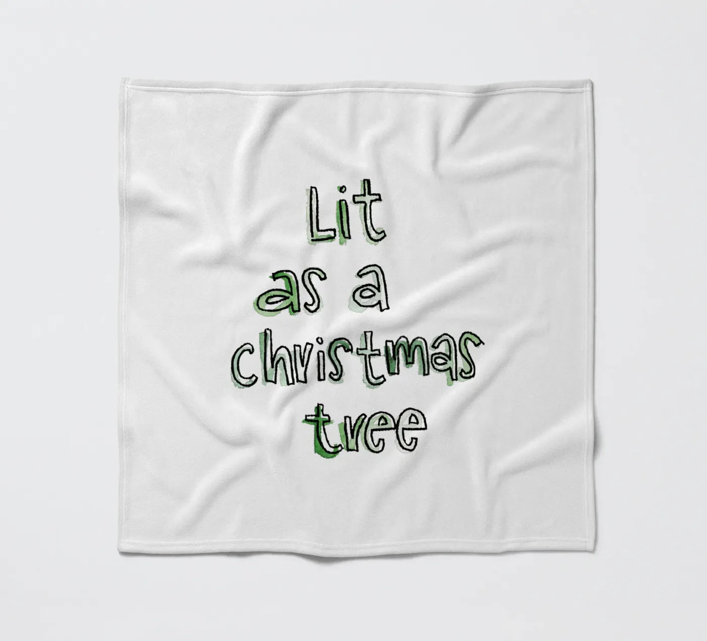 Lit fleecedeken van Brushmeetspaper