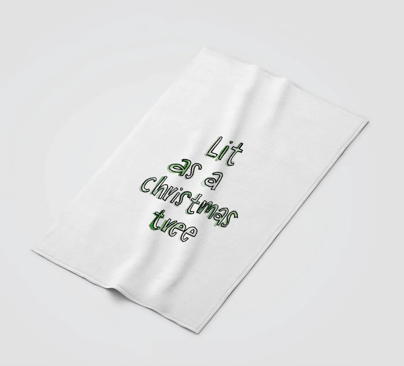 Lit fleecedeken van Brushmeetspaper