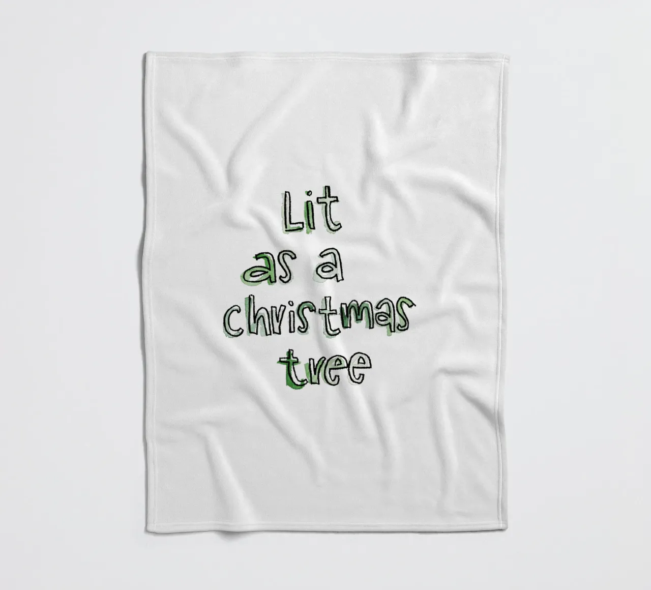 Lit coperta in pile da Brushmeetspaper