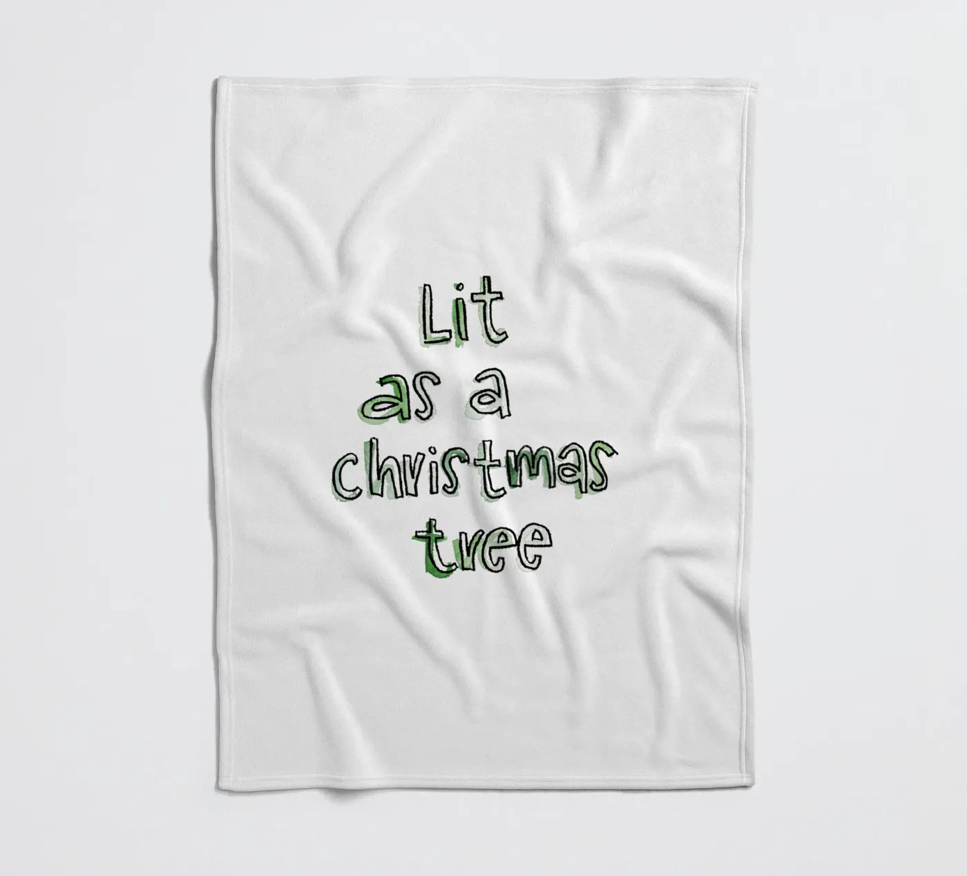 Lit fleecedeken van Brushmeetspaper