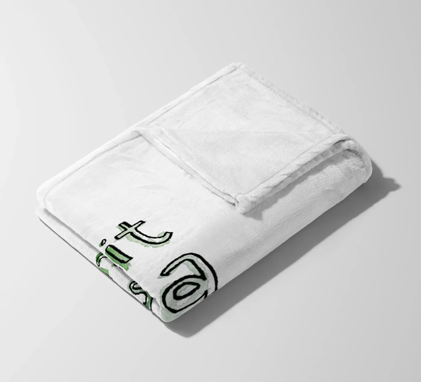 Lit fleecedeken van Brushmeetspaper