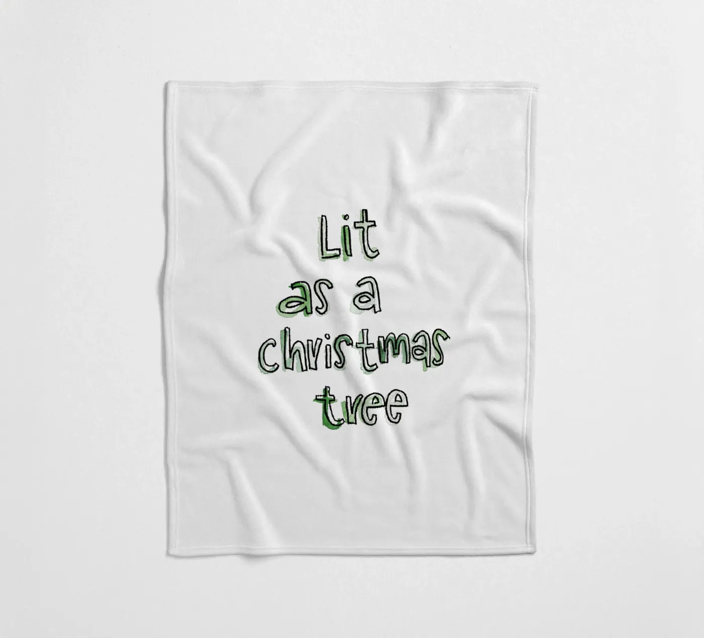 Lit fleecedeken van Brushmeetspaper