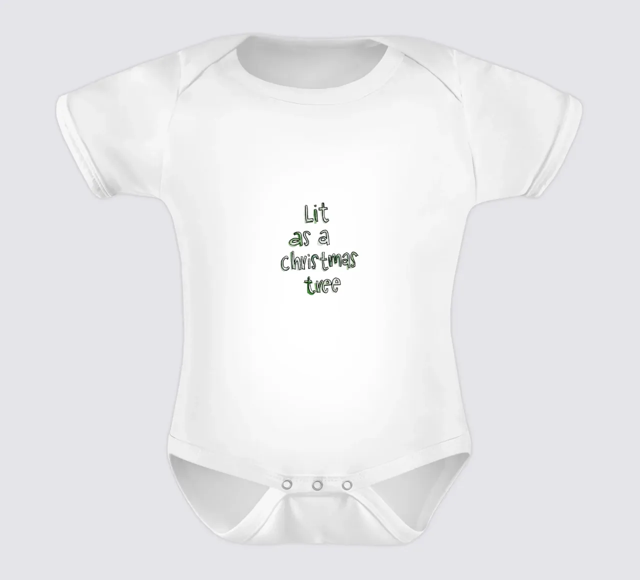 Lit body neonato maniche corte da Brushmeetspaper