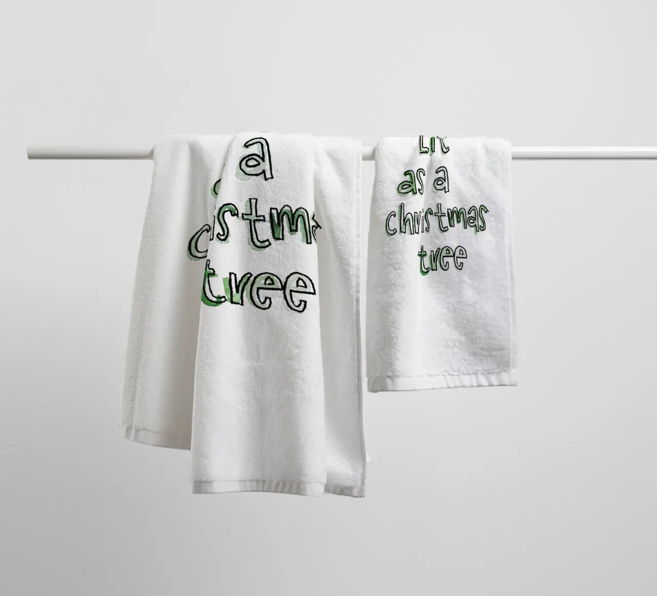Lit toalla de baño de Brushmeetspaper