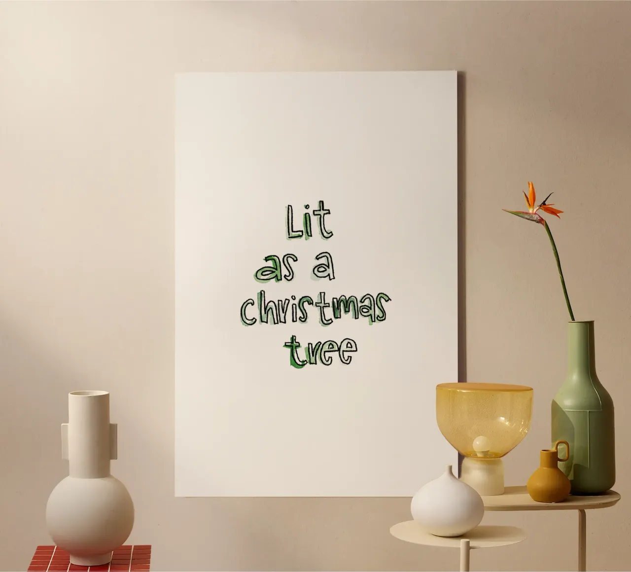 Lit tela con Cornice a cassetta da Brushmeetspaper
