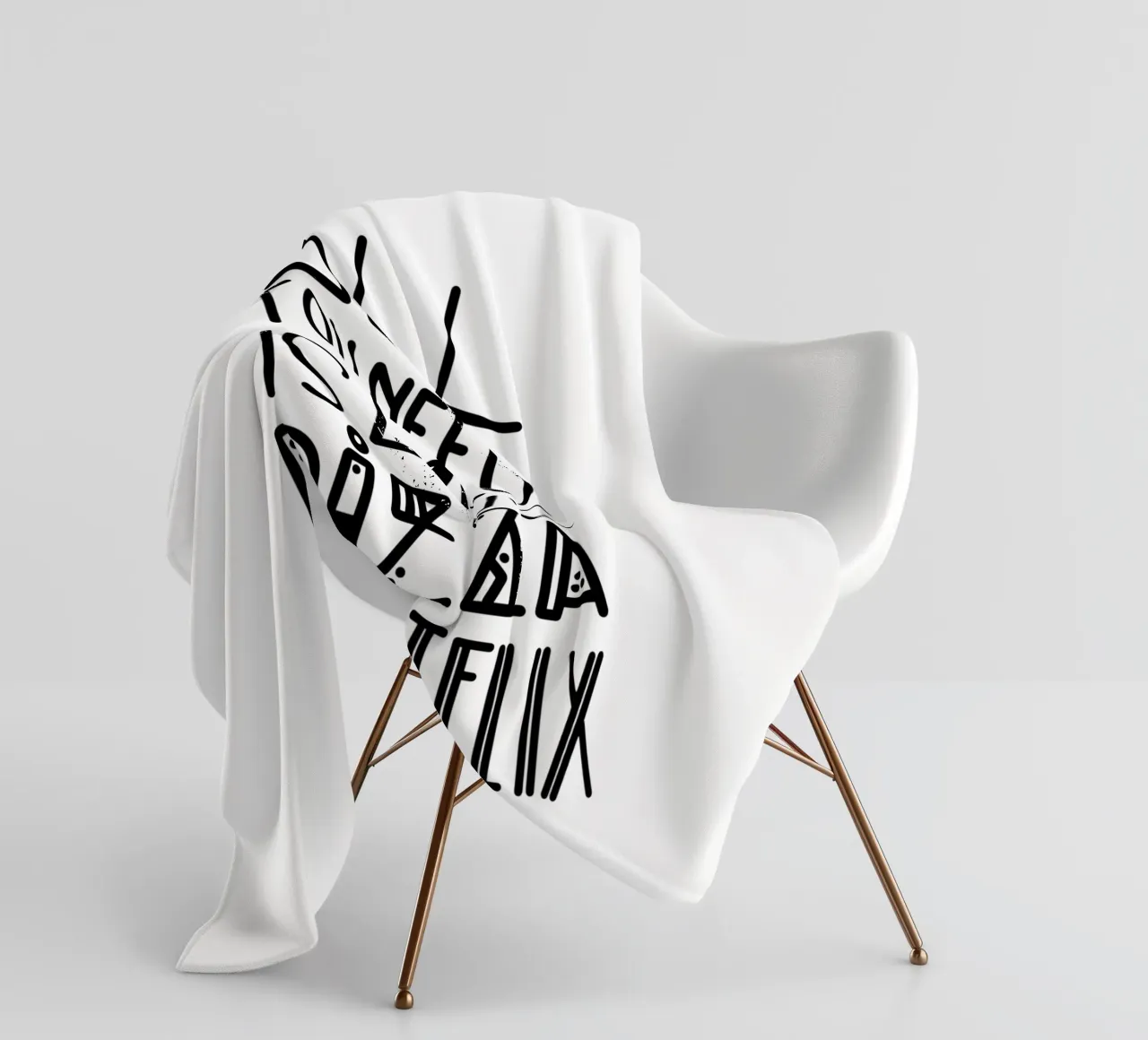 All you need is pizza und netflix coperta in pile da LIMITED EDITION LETTERS