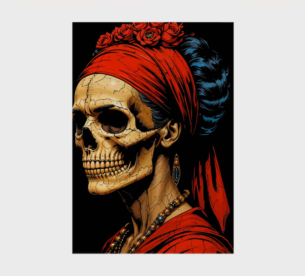 Frieda skull notebook by Mohs