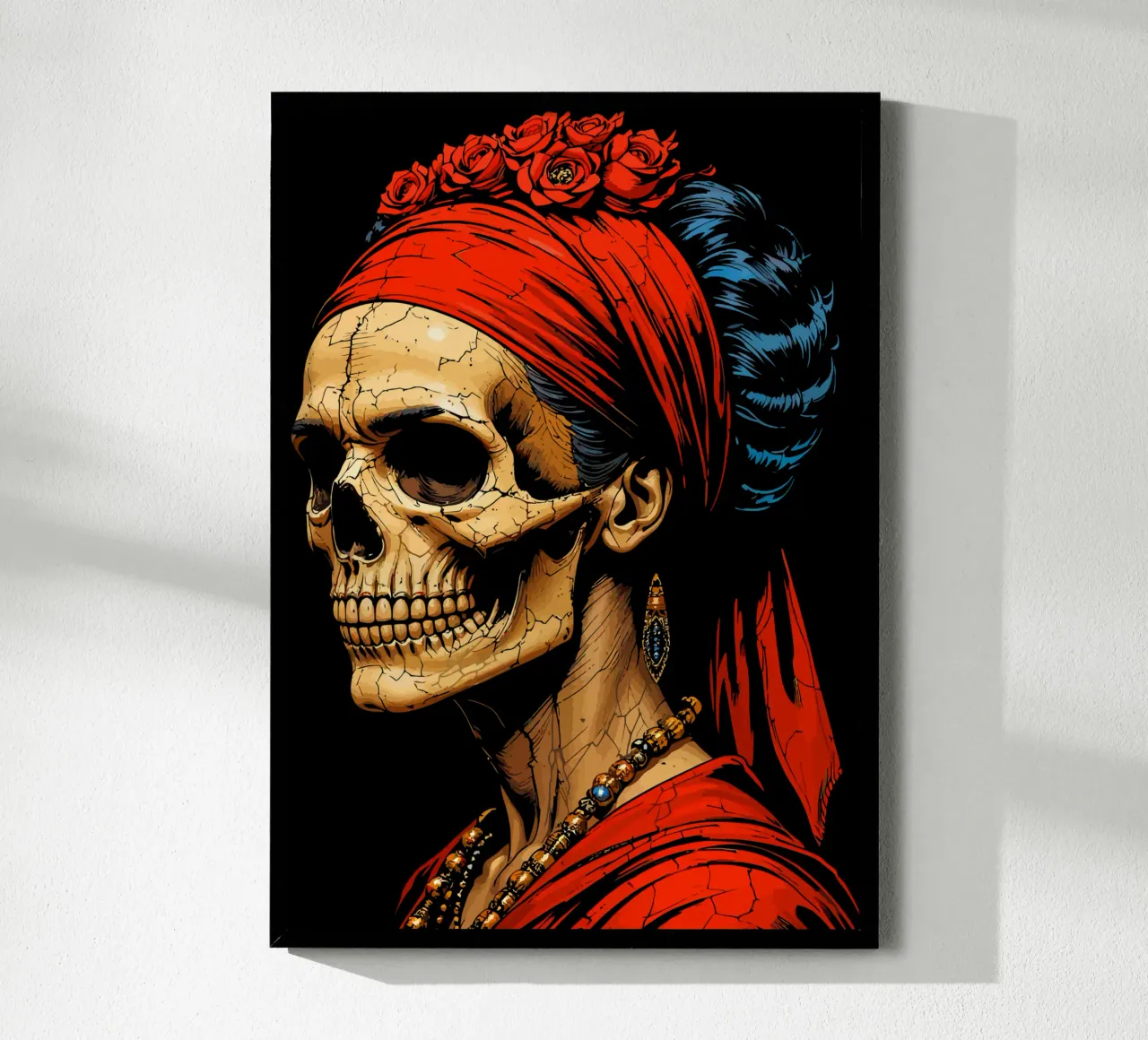 Frieda skull poster by Mohs