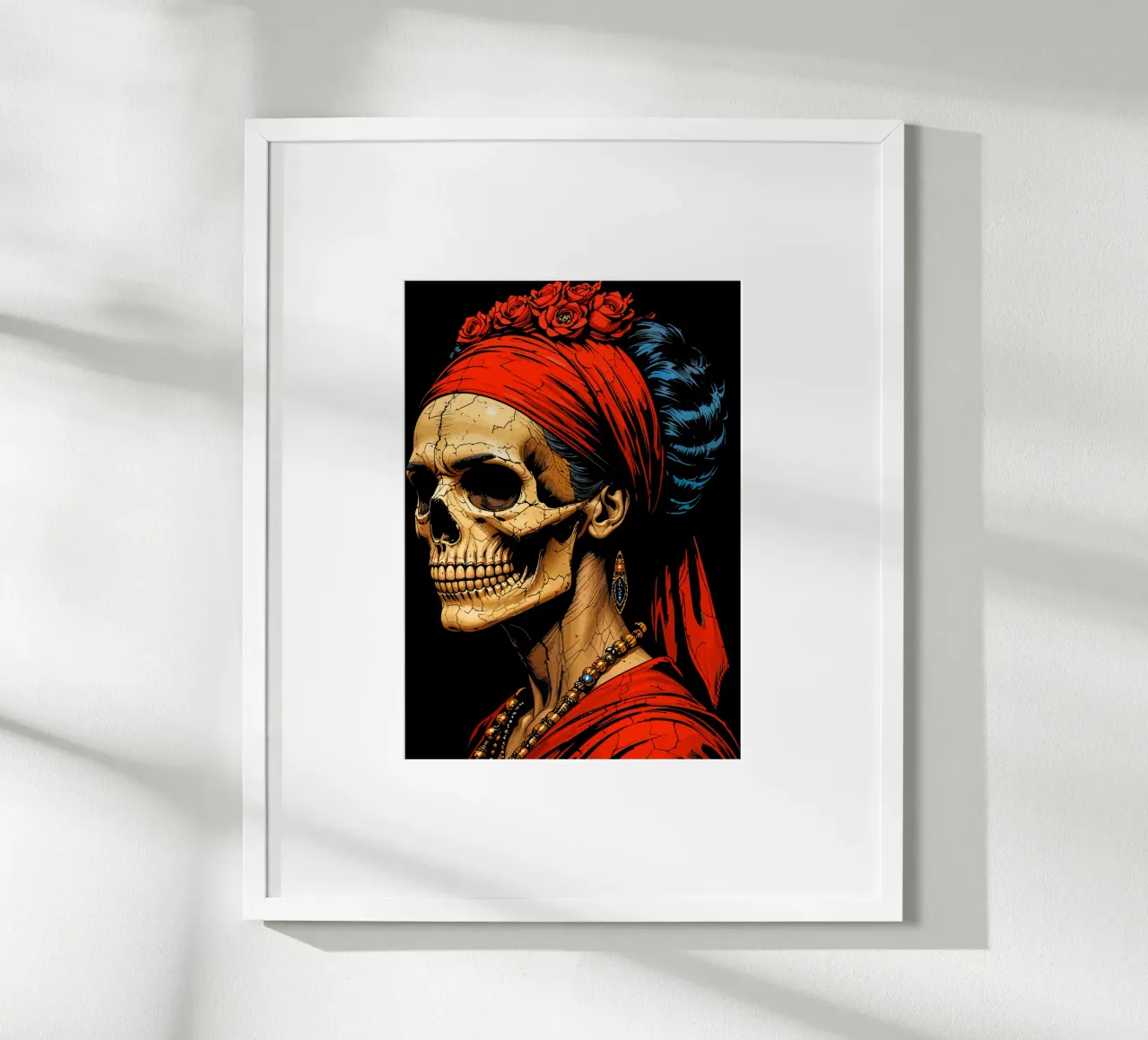 Frieda skull poster by Mohs