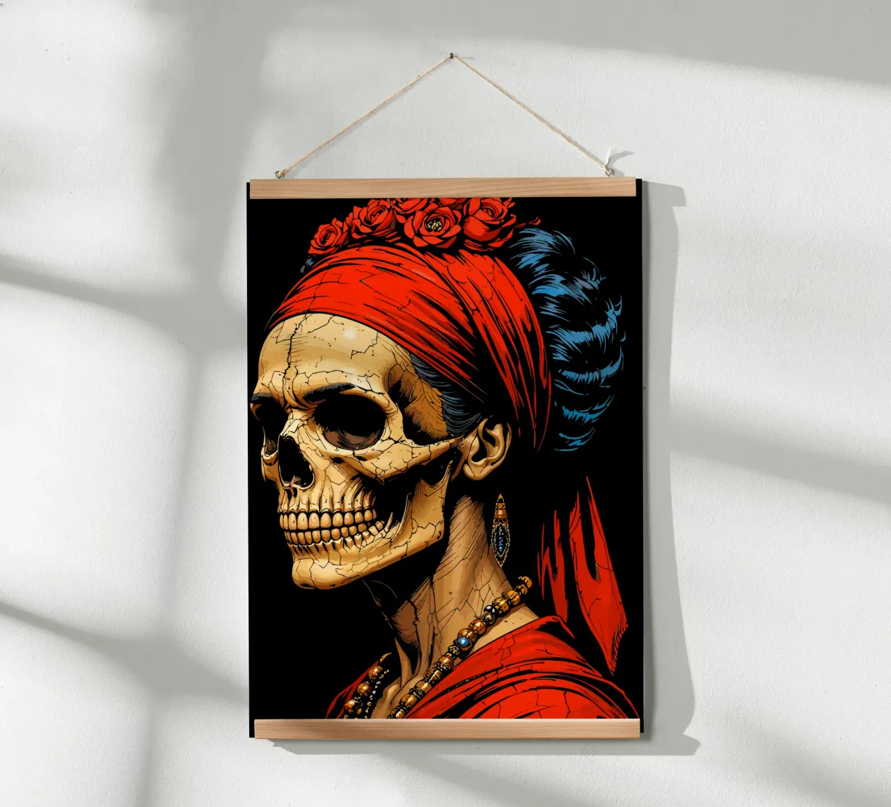 Frieda skull poster by Mohs