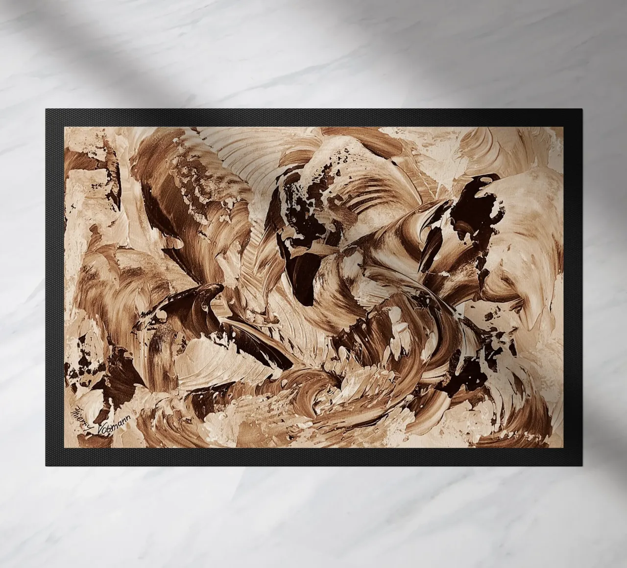 SEPIA 40 zerbino da Thierry Vobmann Abstract painting