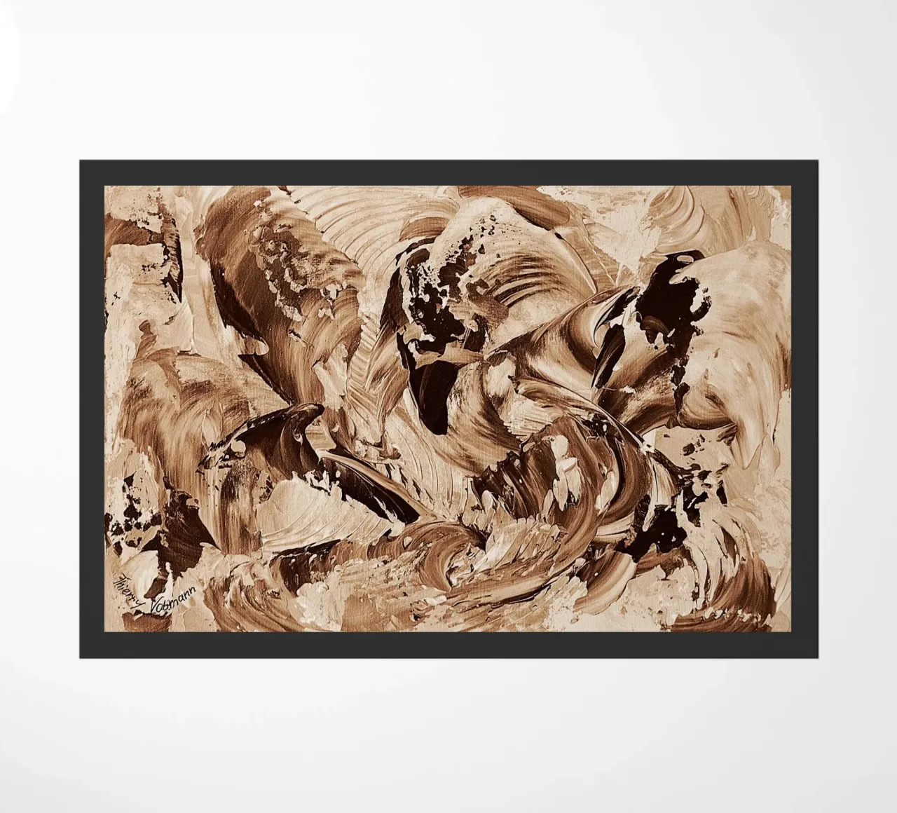 SEPIA 40 zerbino da Thierry Vobmann Abstract painting