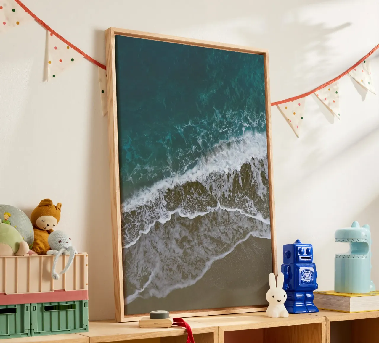 Summer at the Beach tela con Cornice a cassetta da Studio Nahili