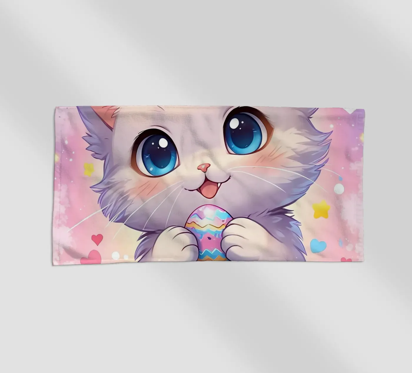 Little Cat Easter Egg serviette de plage de LM2Kone