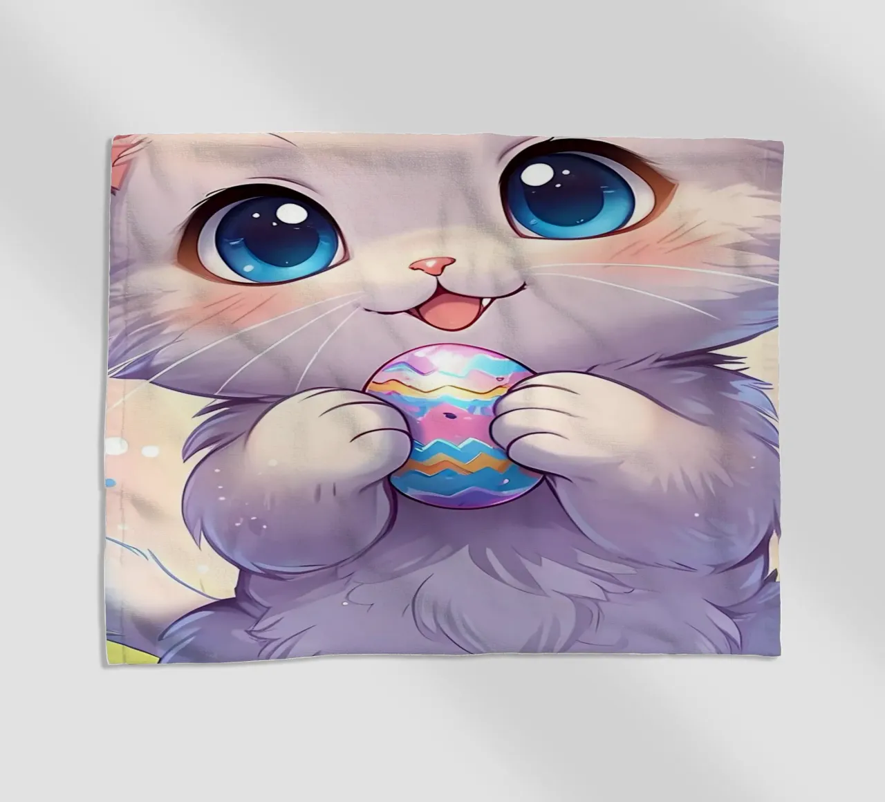 Uovo di Pasqua di un piccolo gatto telo mare da LM2Kone