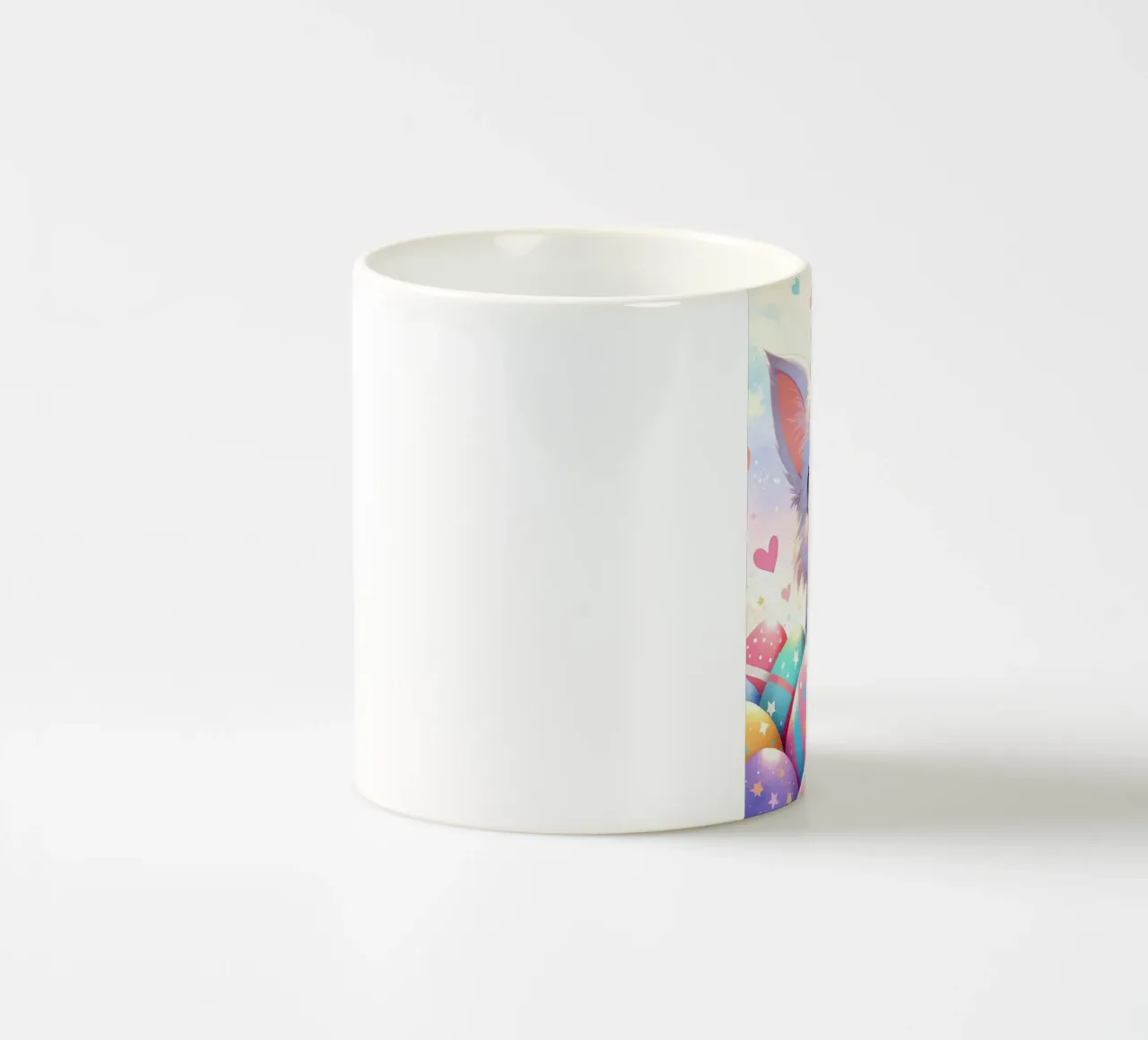L'amore per le uova di Pasqua dei gatti tazza in ceramica da LM2KONE