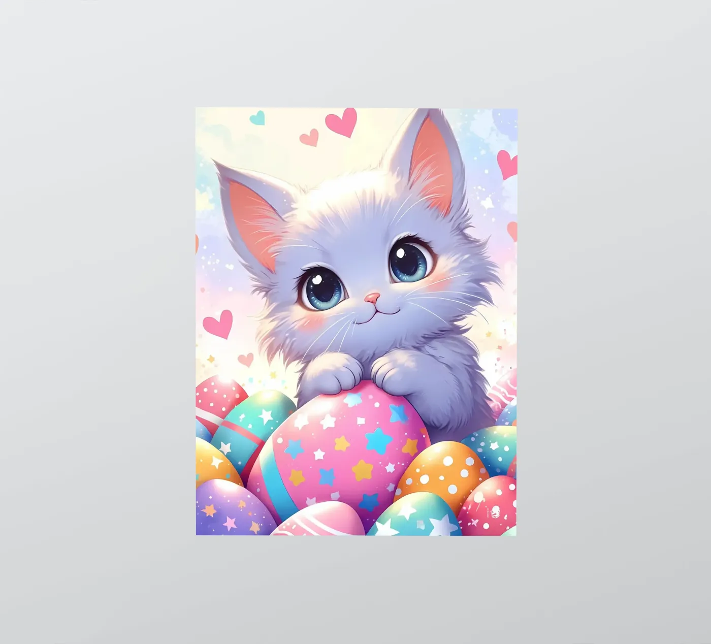 Cat Easter Egg Love sticker by LM2Kone