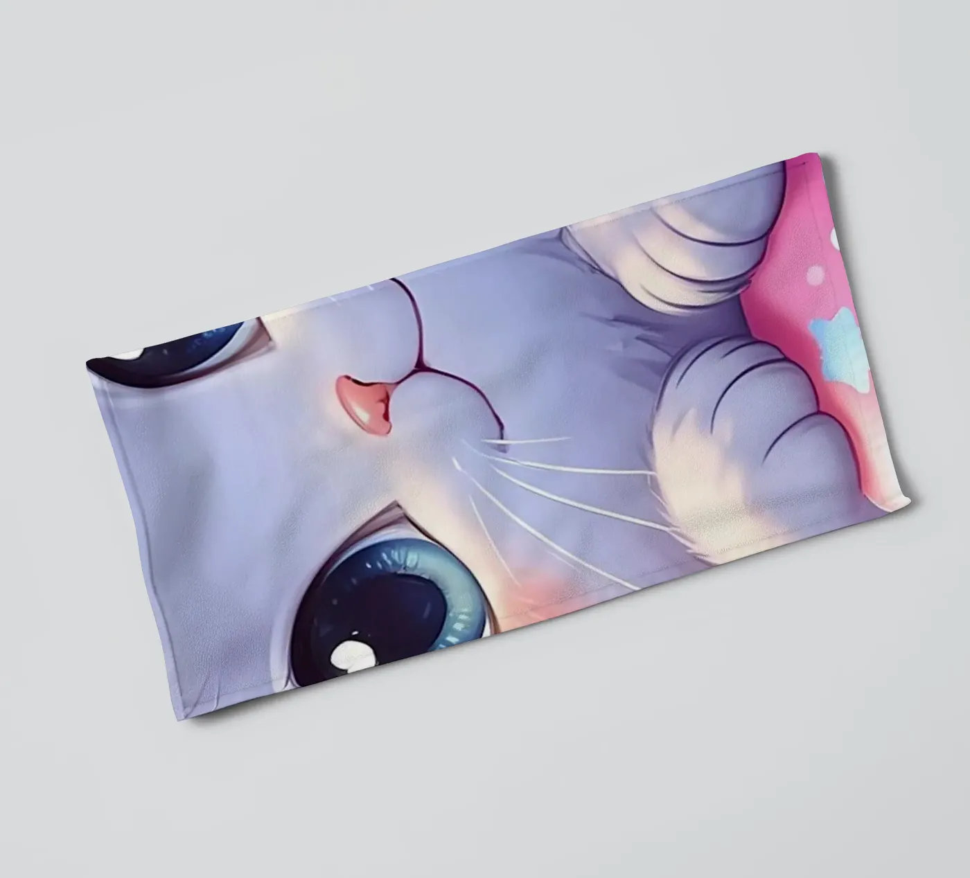 Cat Easter Egg Love towel by LM2Kone