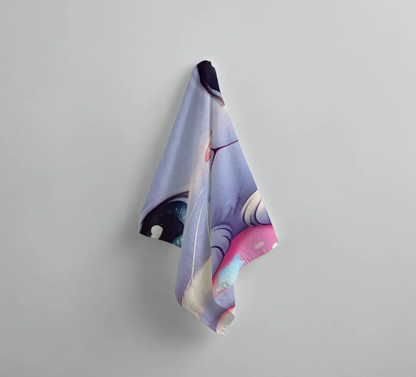Cat Easter Egg Love towel by LM2Kone