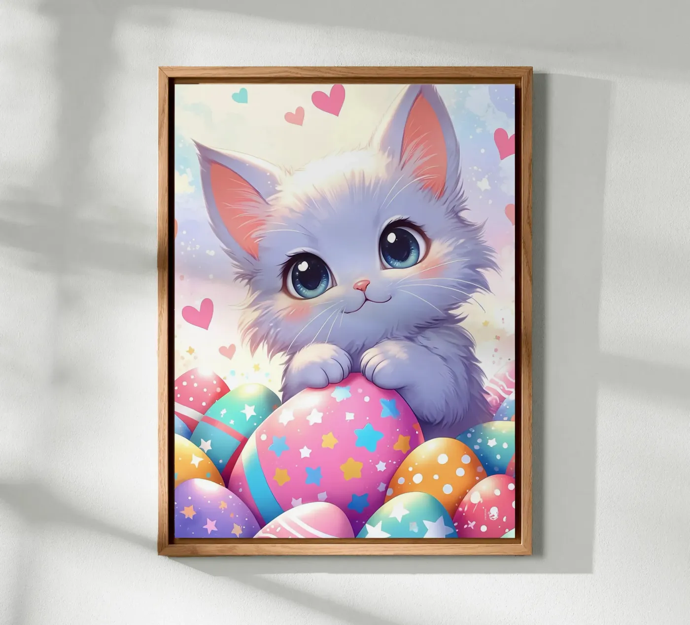 Cat Easter Egg Love pannello forex da LM2Kone