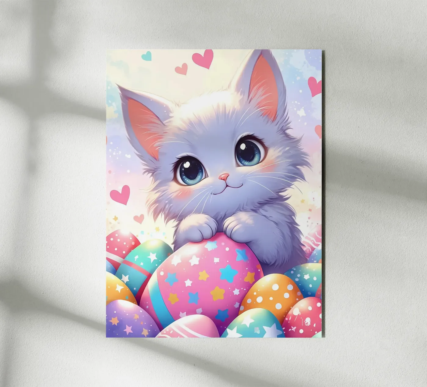 Cat Easter Egg Love forex plate by LM2Kone