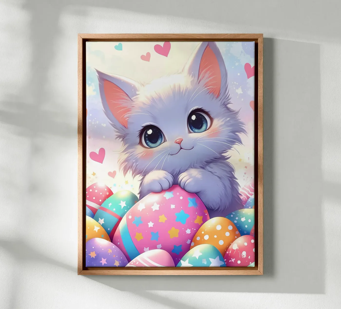 Cat Easter Egg Love tela da LM2Kone