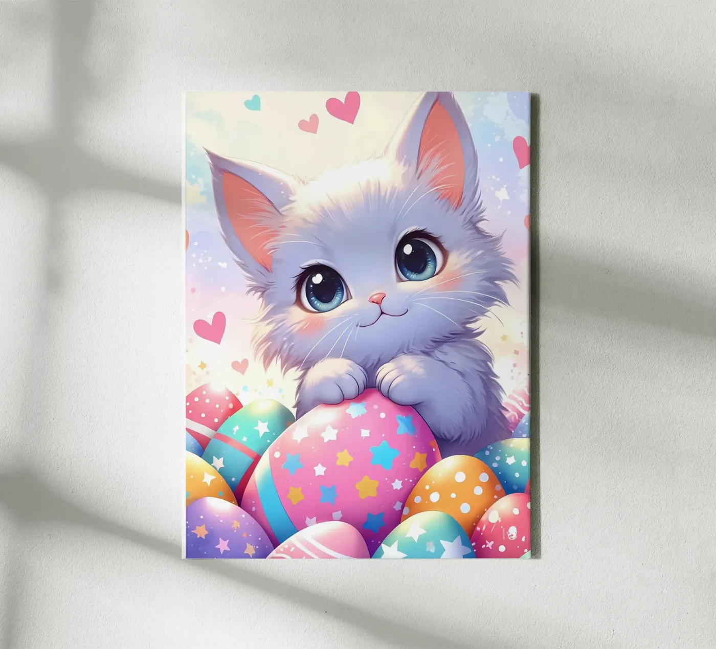 Cat Easter Egg Love tela da LM2Kone