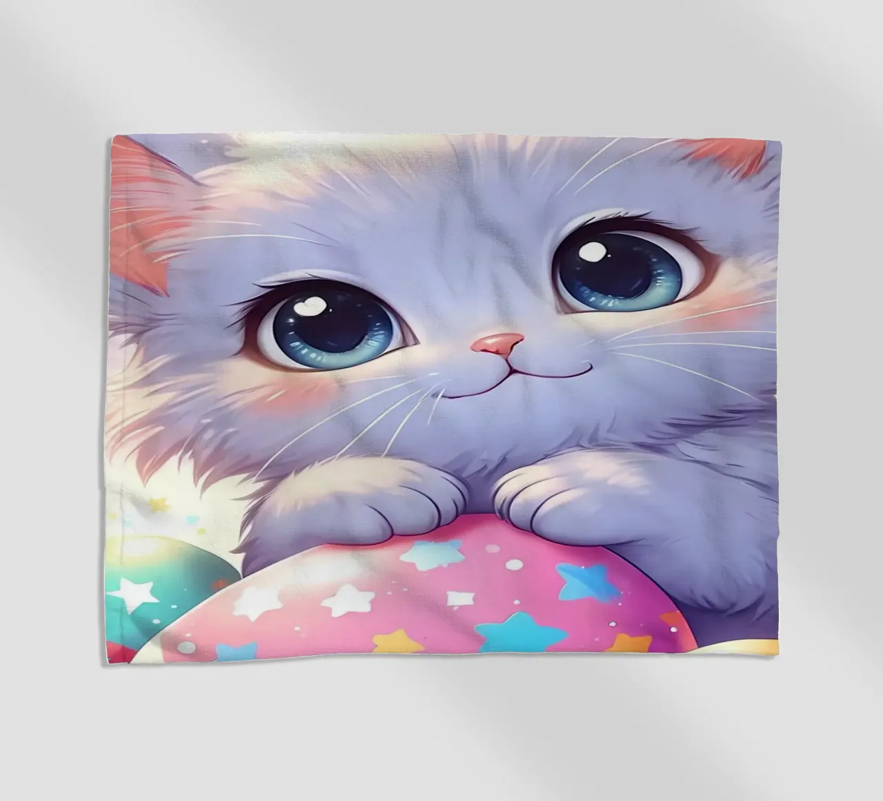 L'amore per le uova di Pasqua dei gatti telo mare da LM2KONE