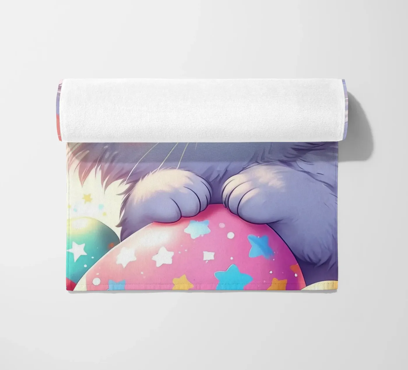 Cat Easter Egg Love telo mare da LM2Kone