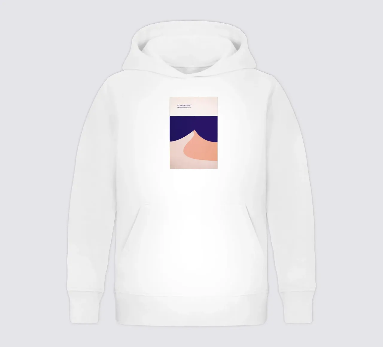 Dune du Pilat felpa bambino con cappuccio da The Cartography Collection