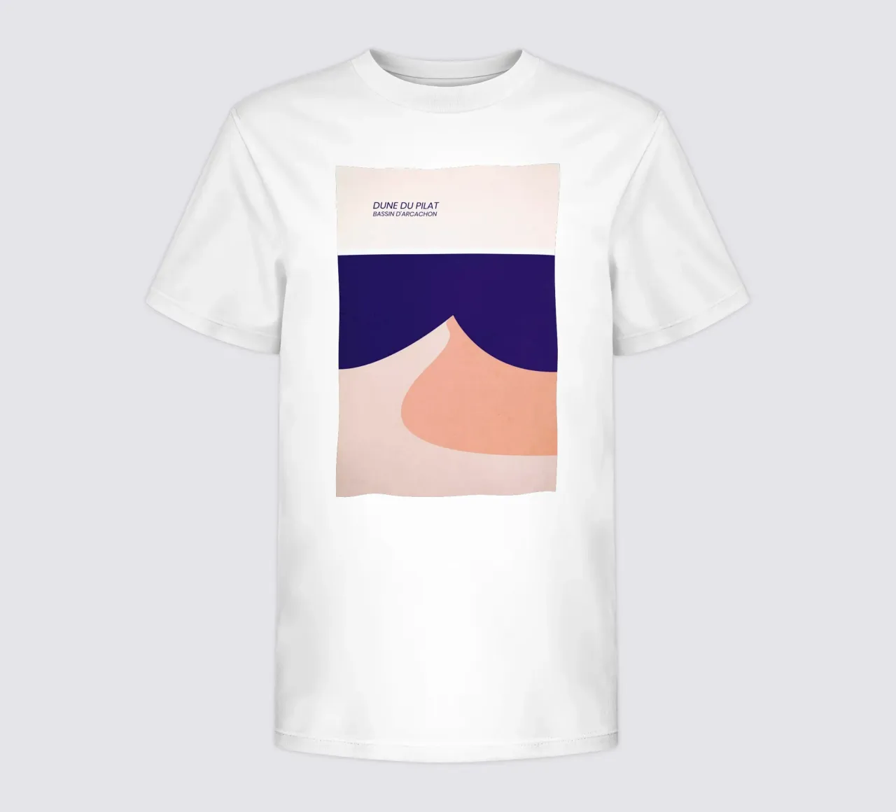 Dune du Pilat kids t-shirt by The Cartography Collection
