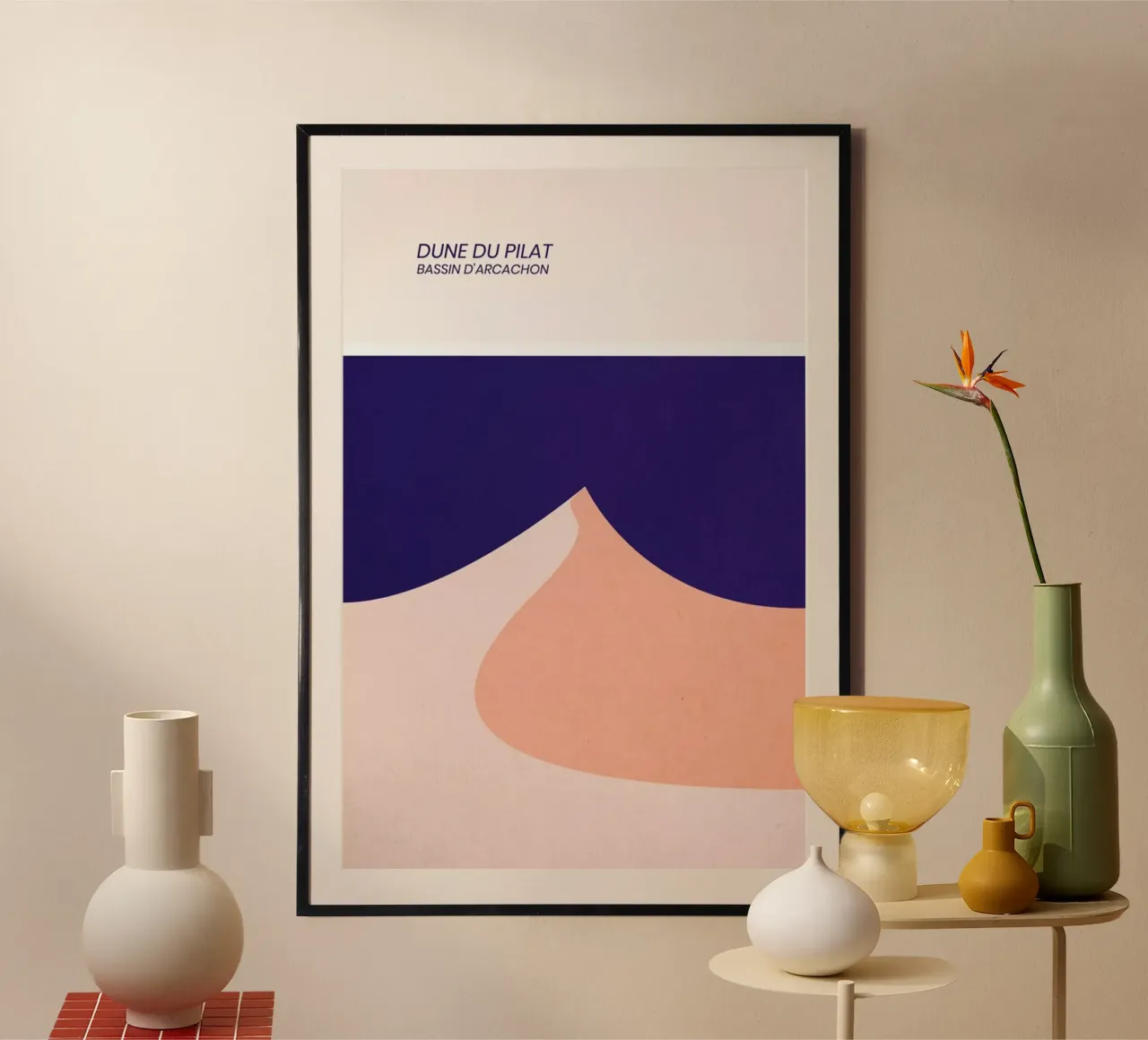 Dune du Pilat poster da The Cartography Collection