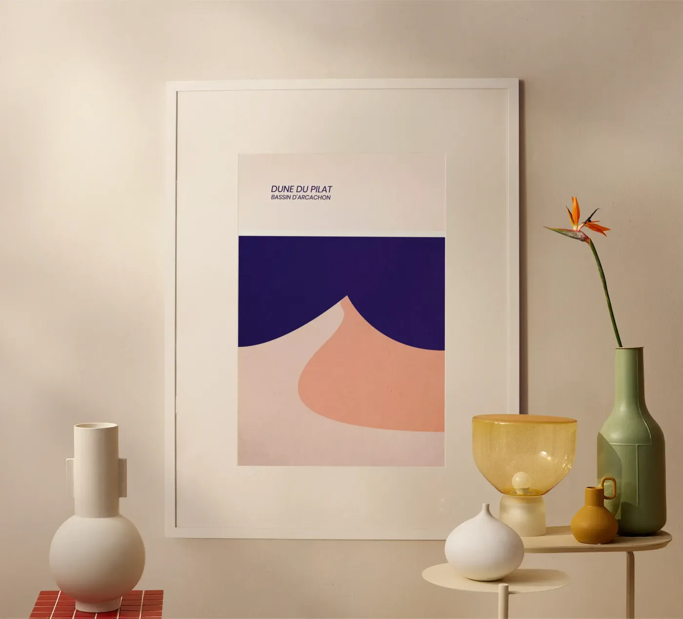 Dune du Pilat poster da The Cartography Collection