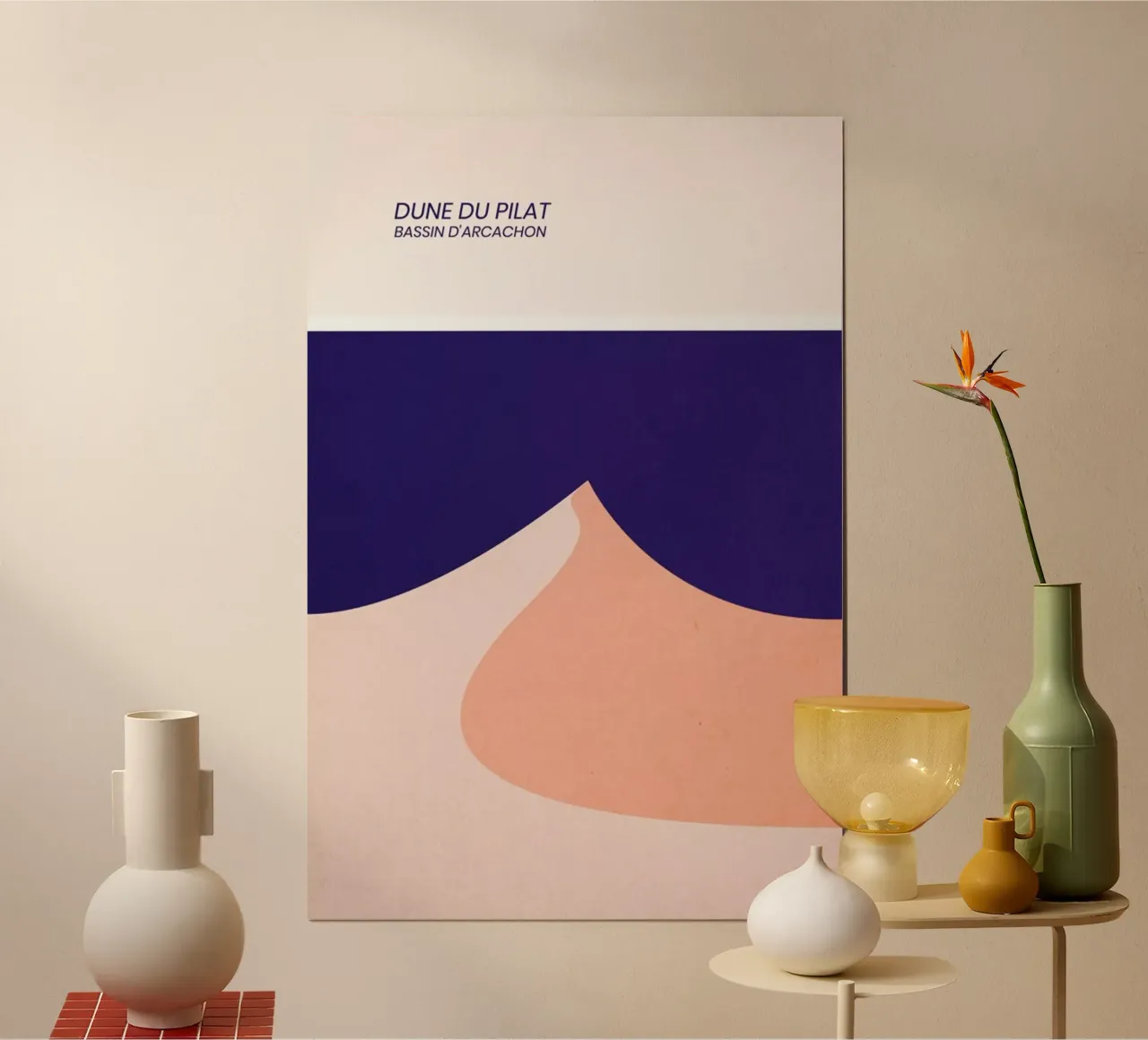 Dune du Pilat poster da The Cartography Collection