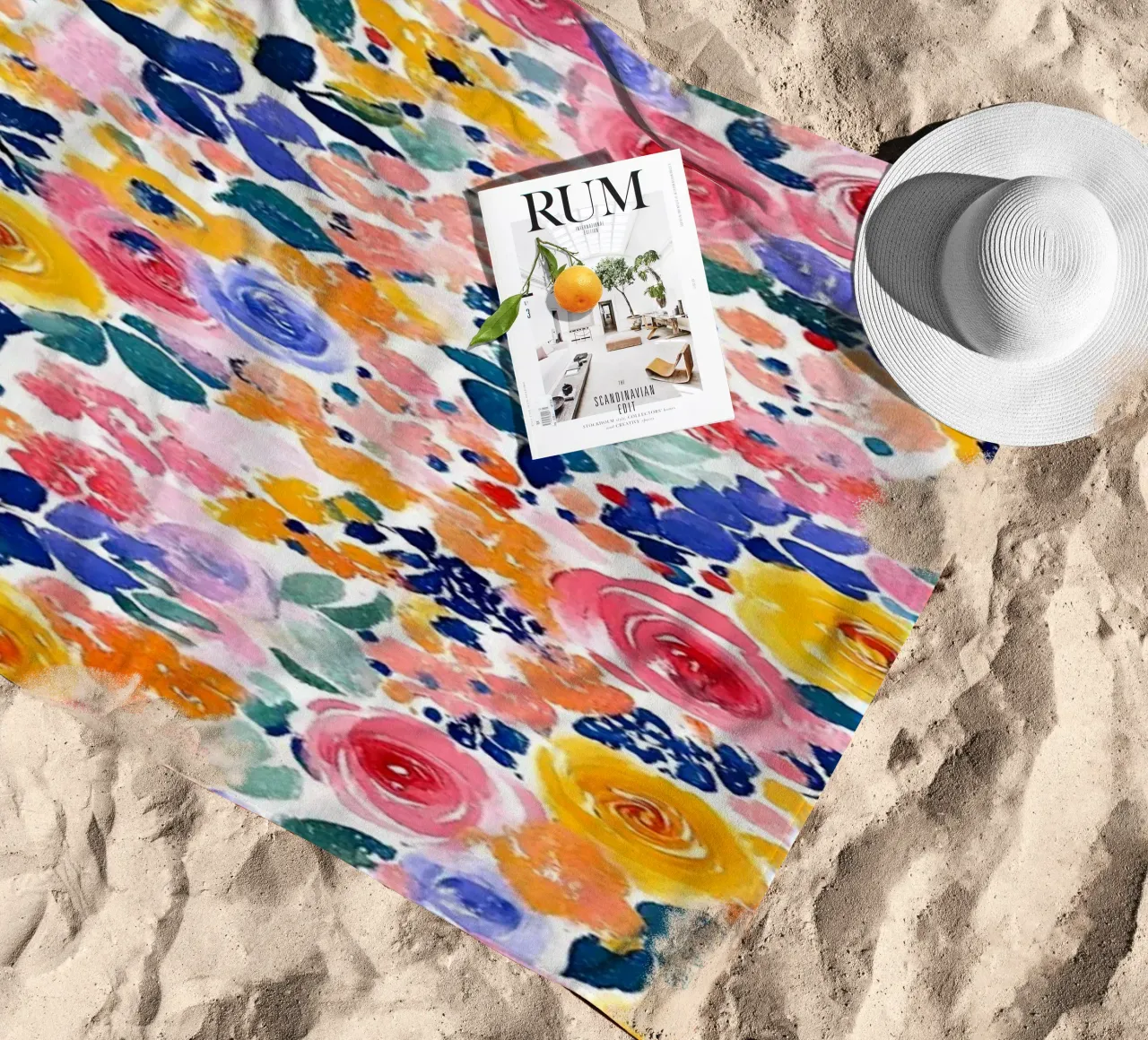 Summer Florals telo mare da Sunflower Soul Studio