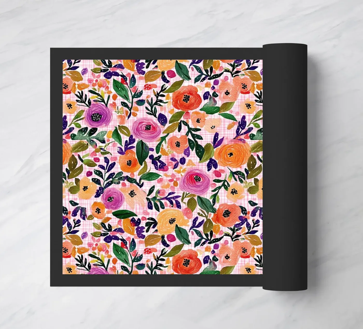 Purple Florals zerbino da Sunflower Soul Studio