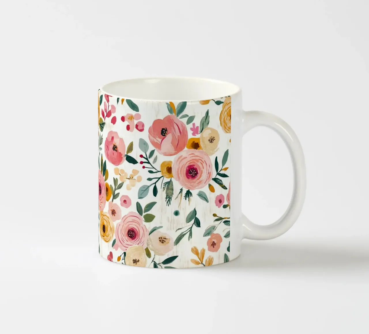 Cute Spring Florals tazza in ceramica da Sunflower Soul Studio