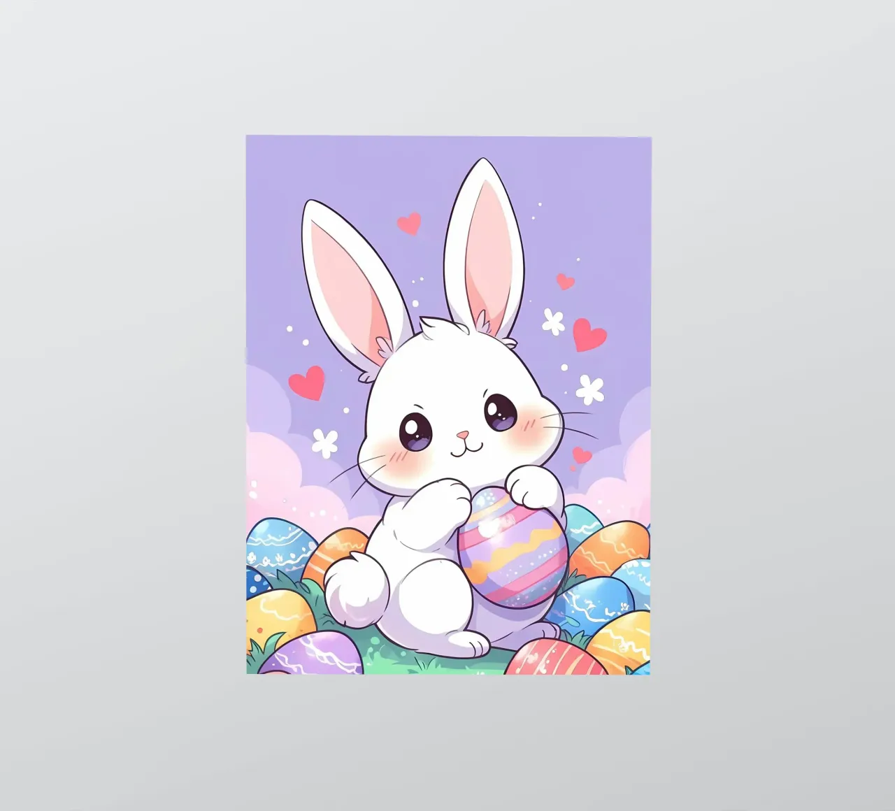 Little Rabbit Easter Egg sticker by LM2Kone