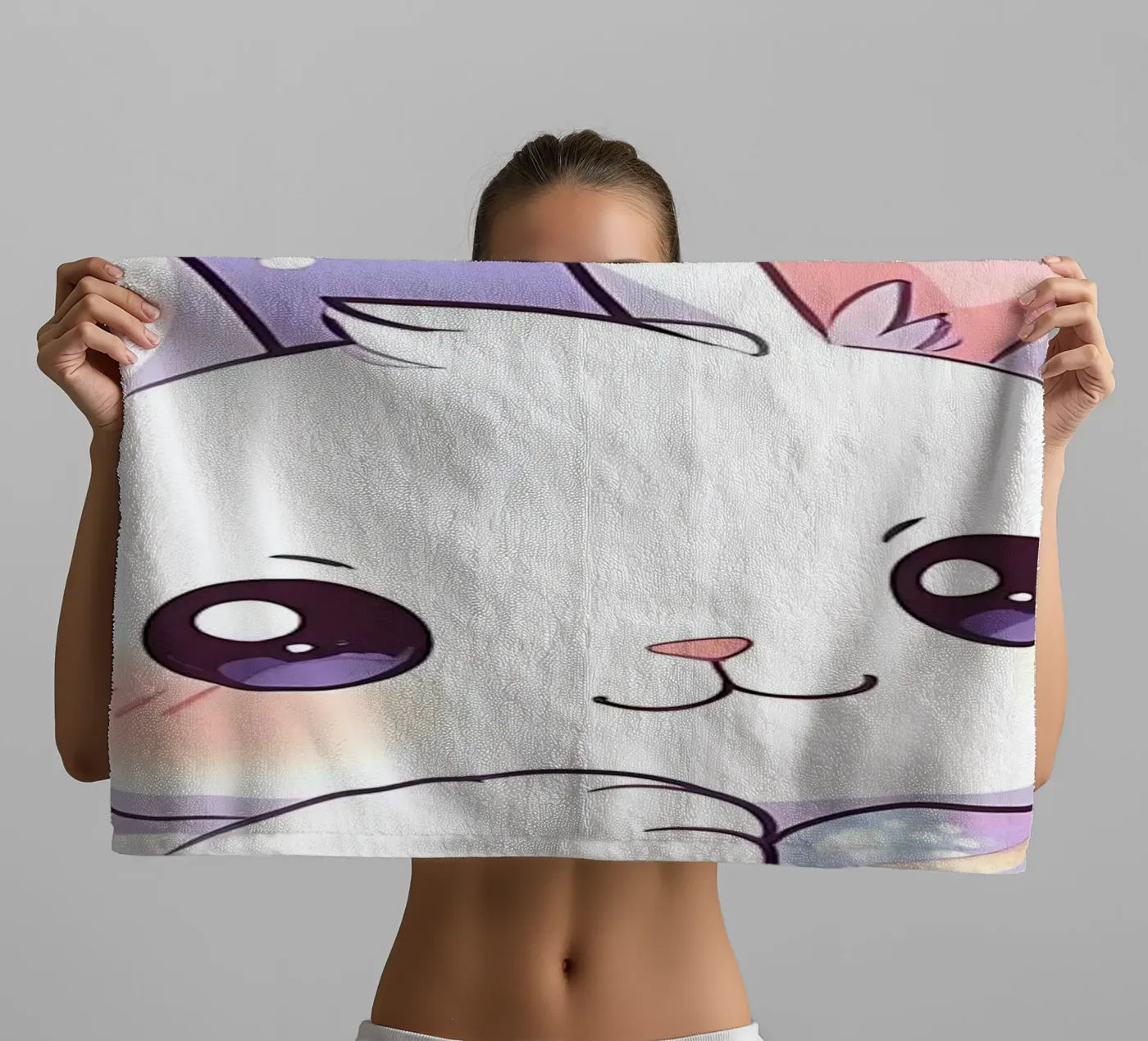 Little Rabbit Easter Egg towel by LM2Kone