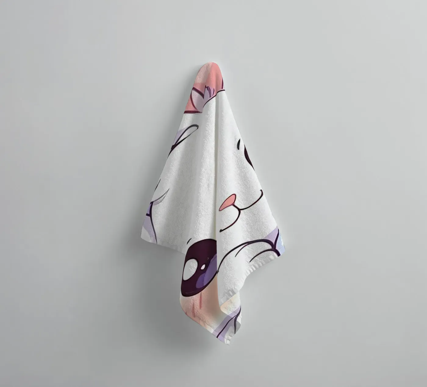 Little Rabbit Easter Egg towel by LM2Kone