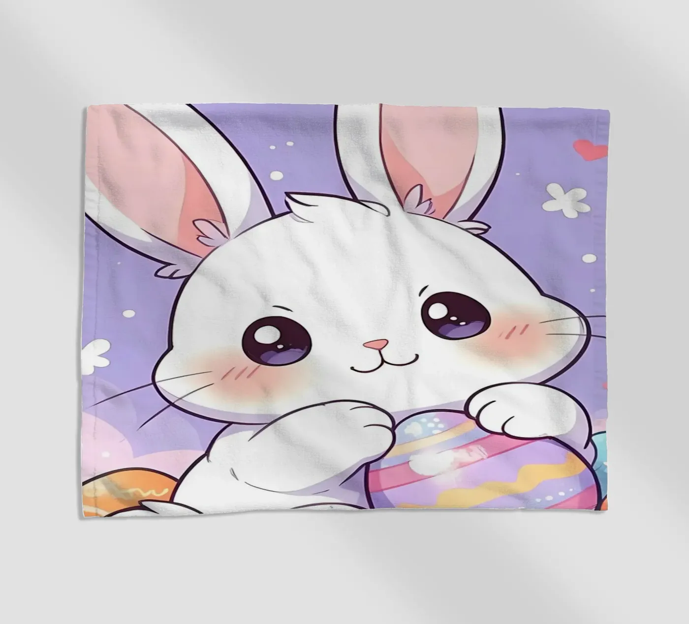 Little Rabbit Easter Egg beach towel by LM2Kone