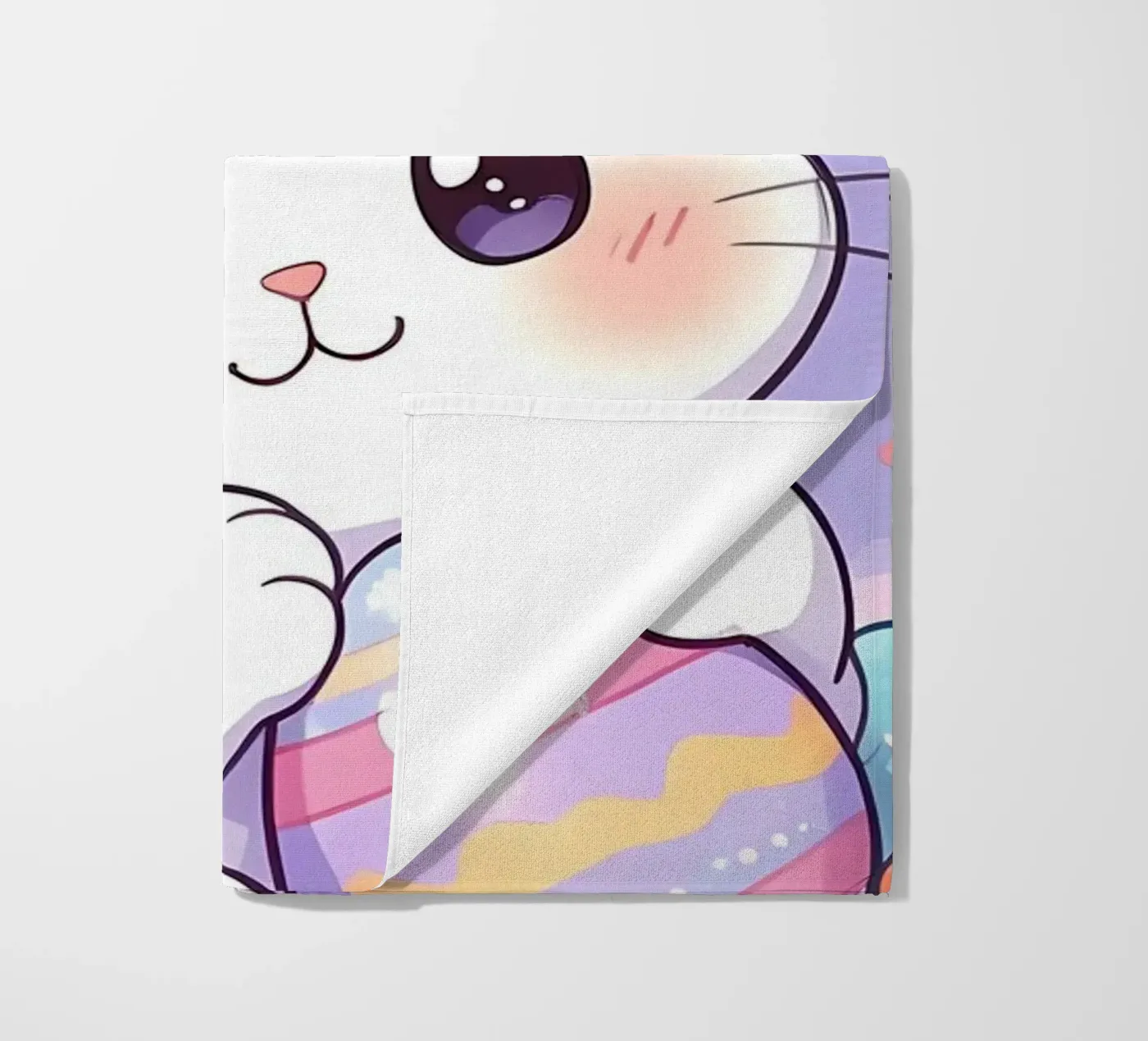 Little Rabbit Easter Egg beach towel by LM2Kone