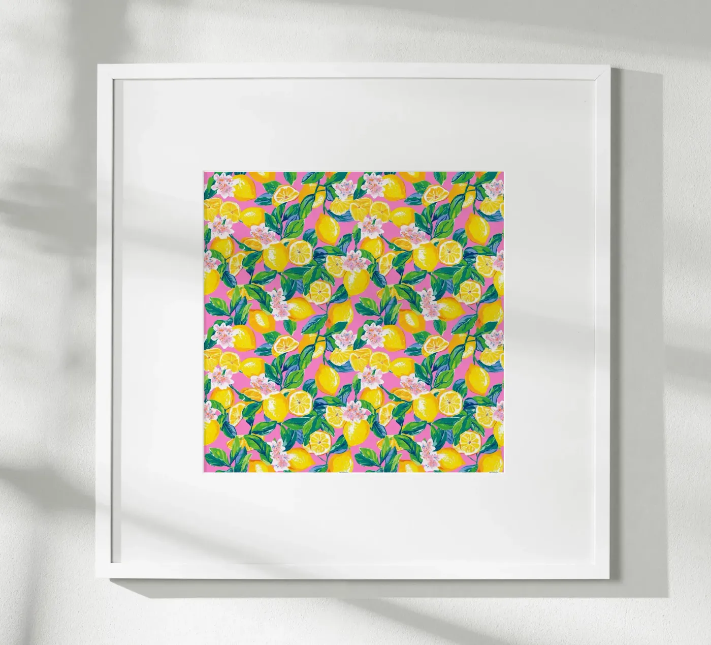 Vivid Lemons poster by Sunflower Soul Studio