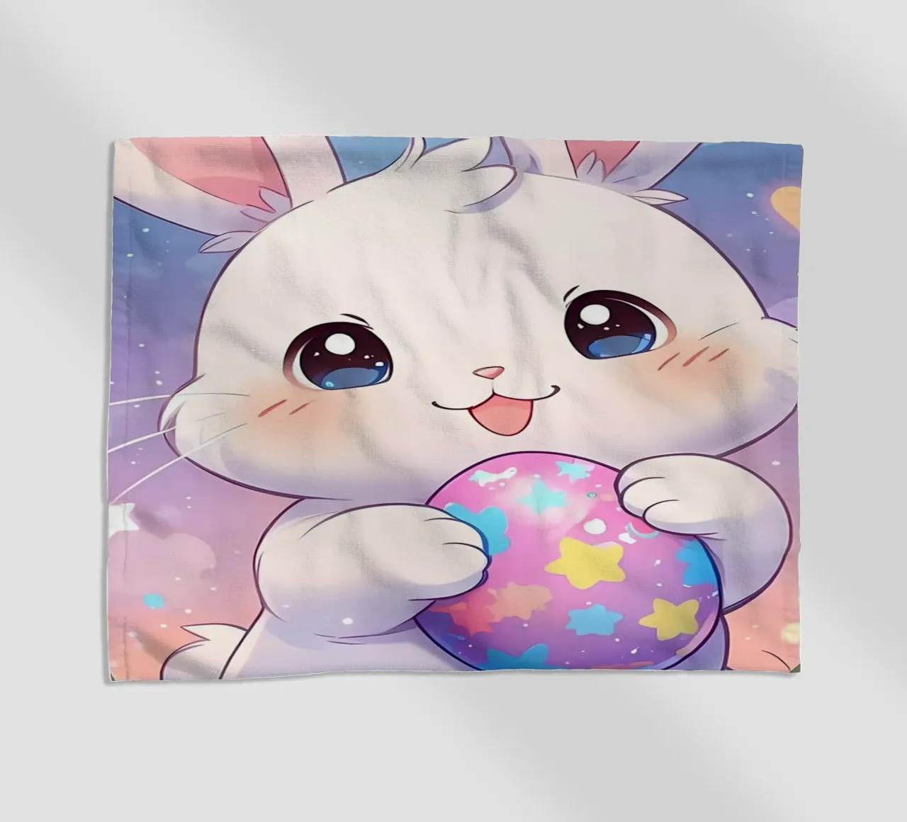 Simpatico uovo di Pasqua Fantasy Rabbit telo mare da LM2KONE