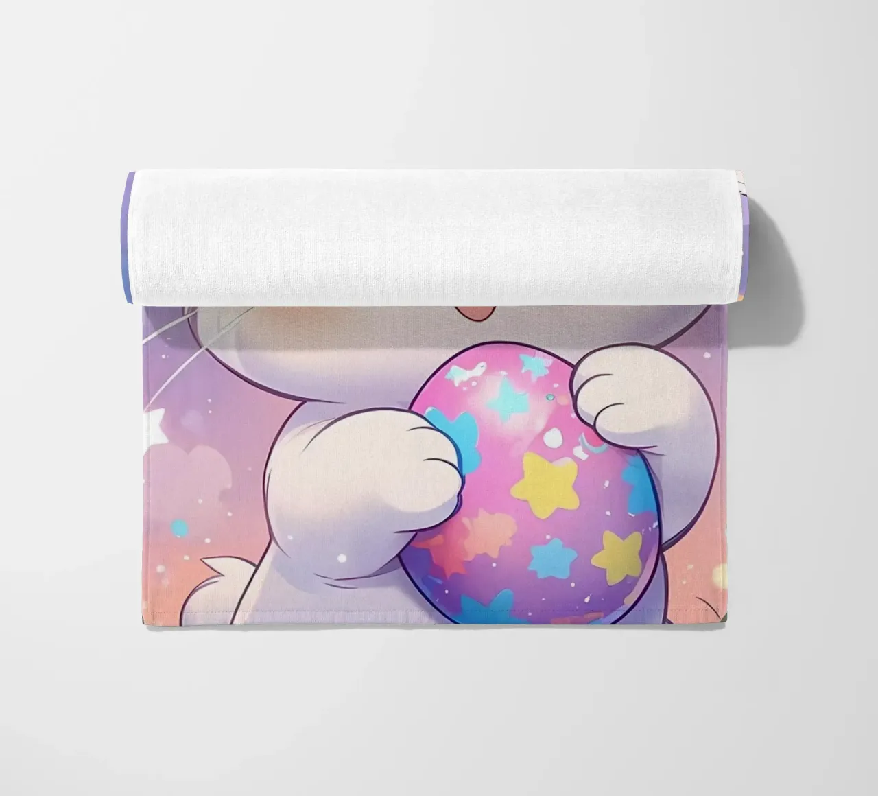 Simpatico uovo di Pasqua Fantasy Rabbit telo mare da LM2KONE